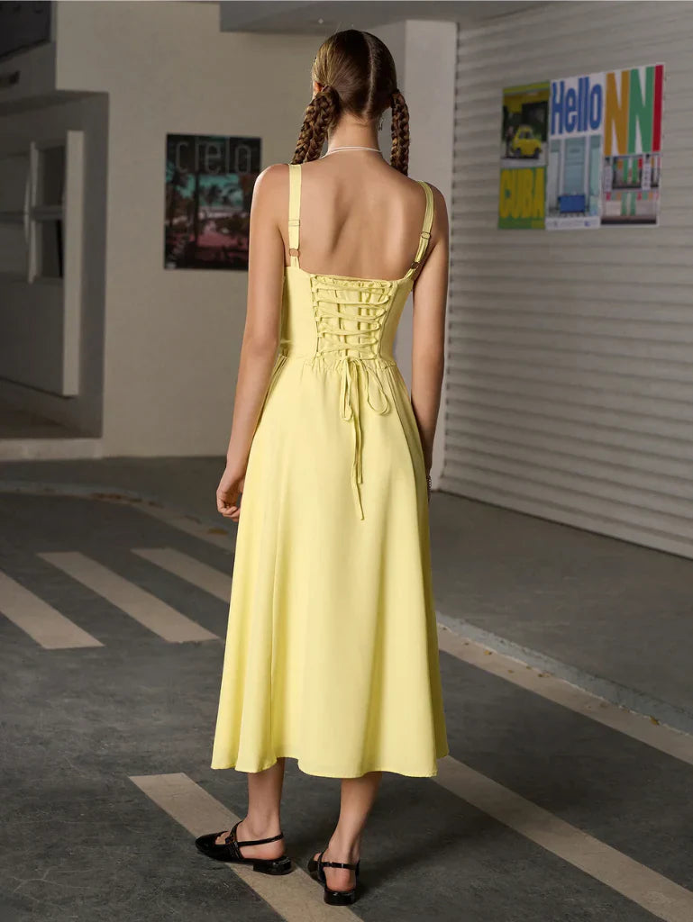 Capri Boutique | Abito da spiaggia giallo