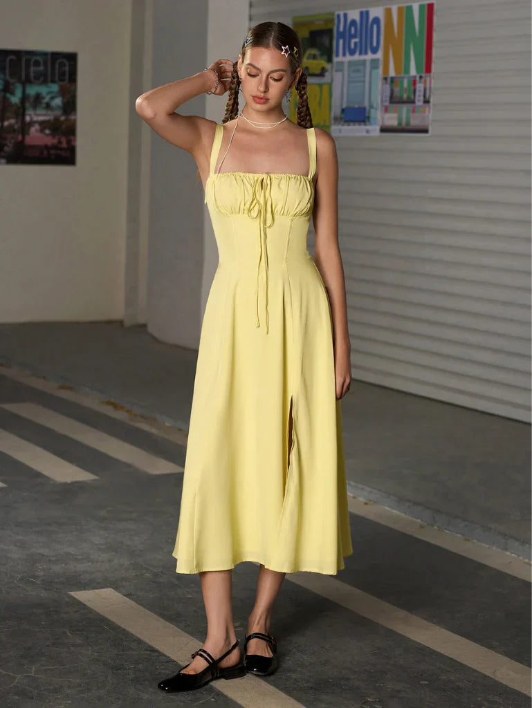 Capri Boutique | Abito da spiaggia giallo