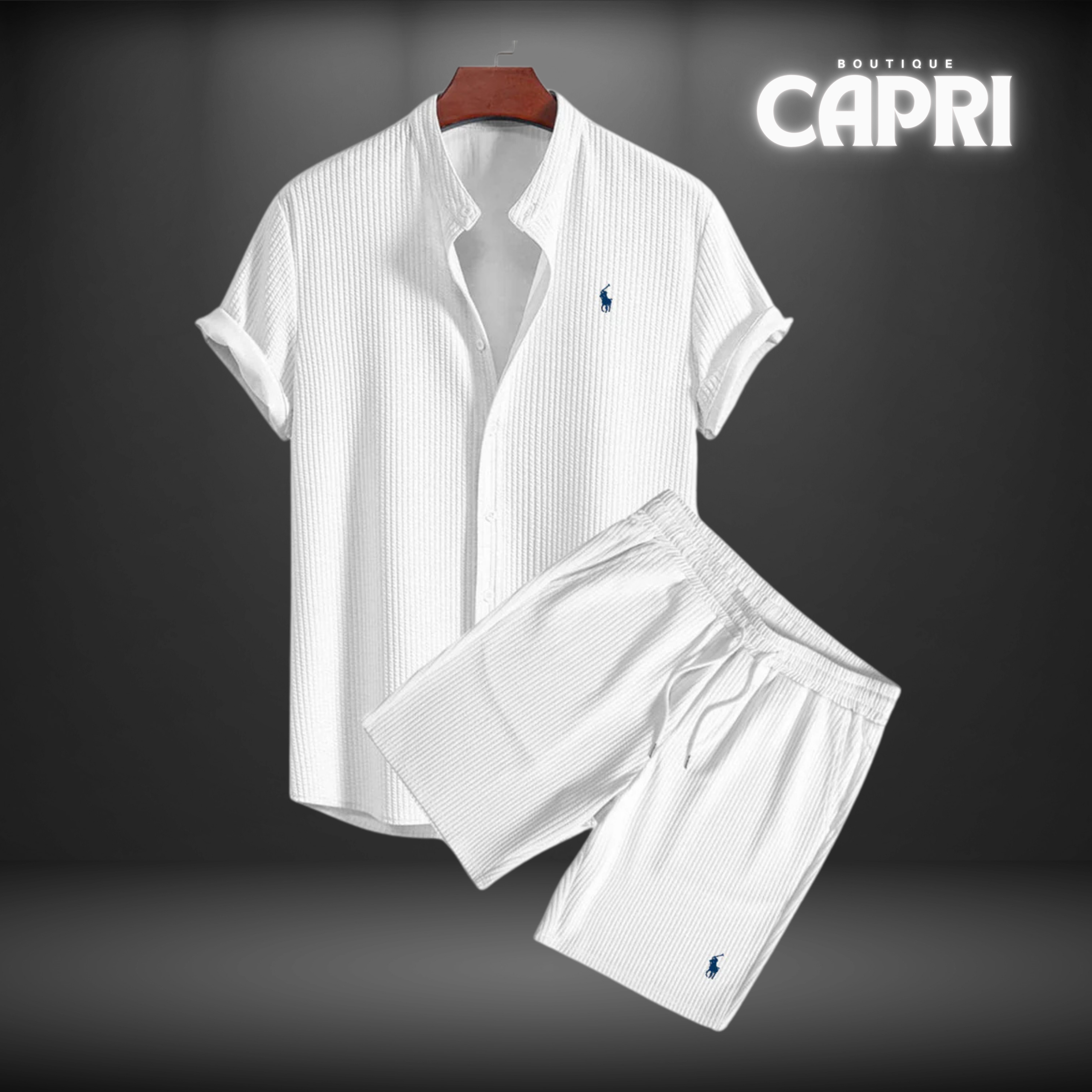 Capri Boutique | Set Camicia Coreana + Shorts