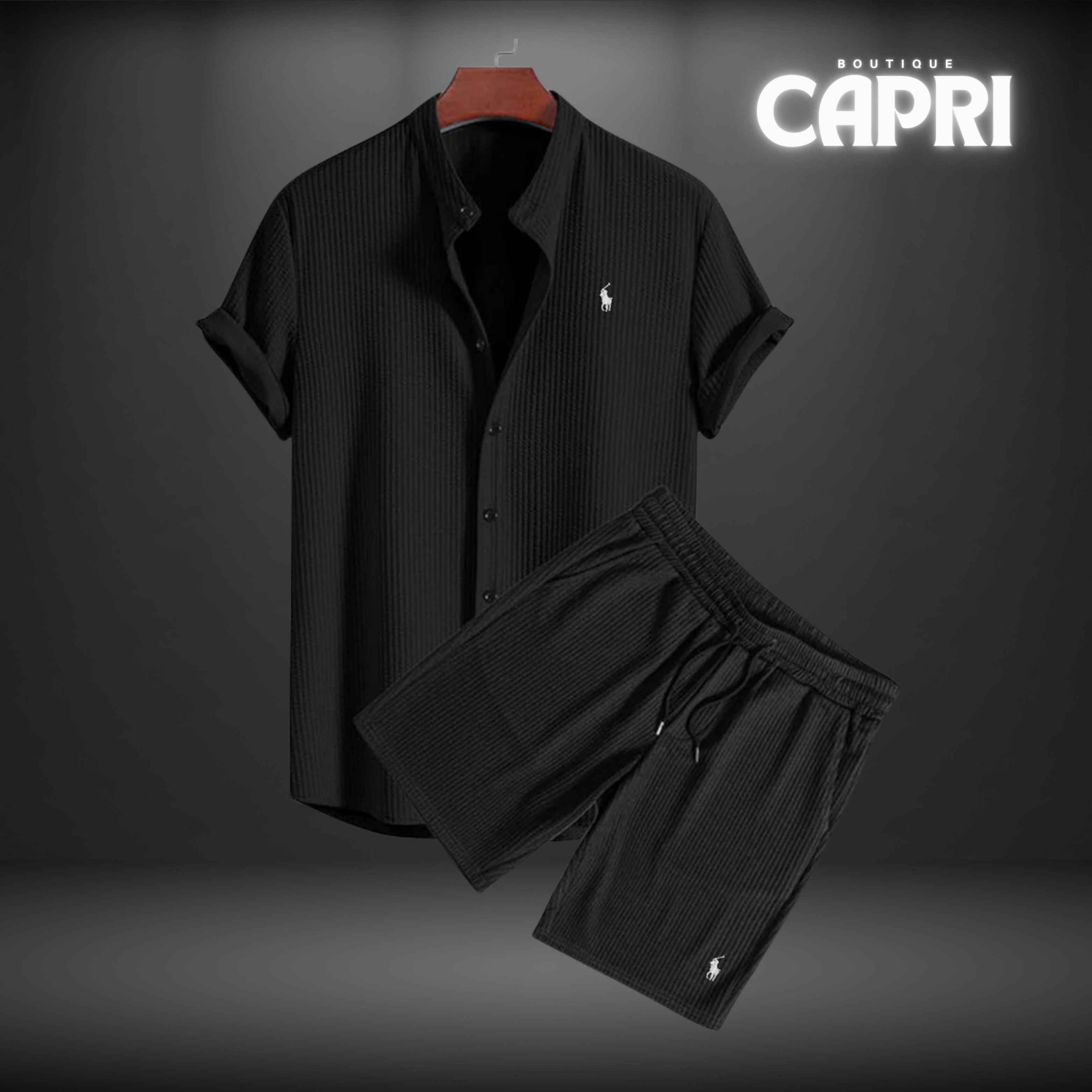 Capri Boutique | Set Camicia Coreana + Shorts